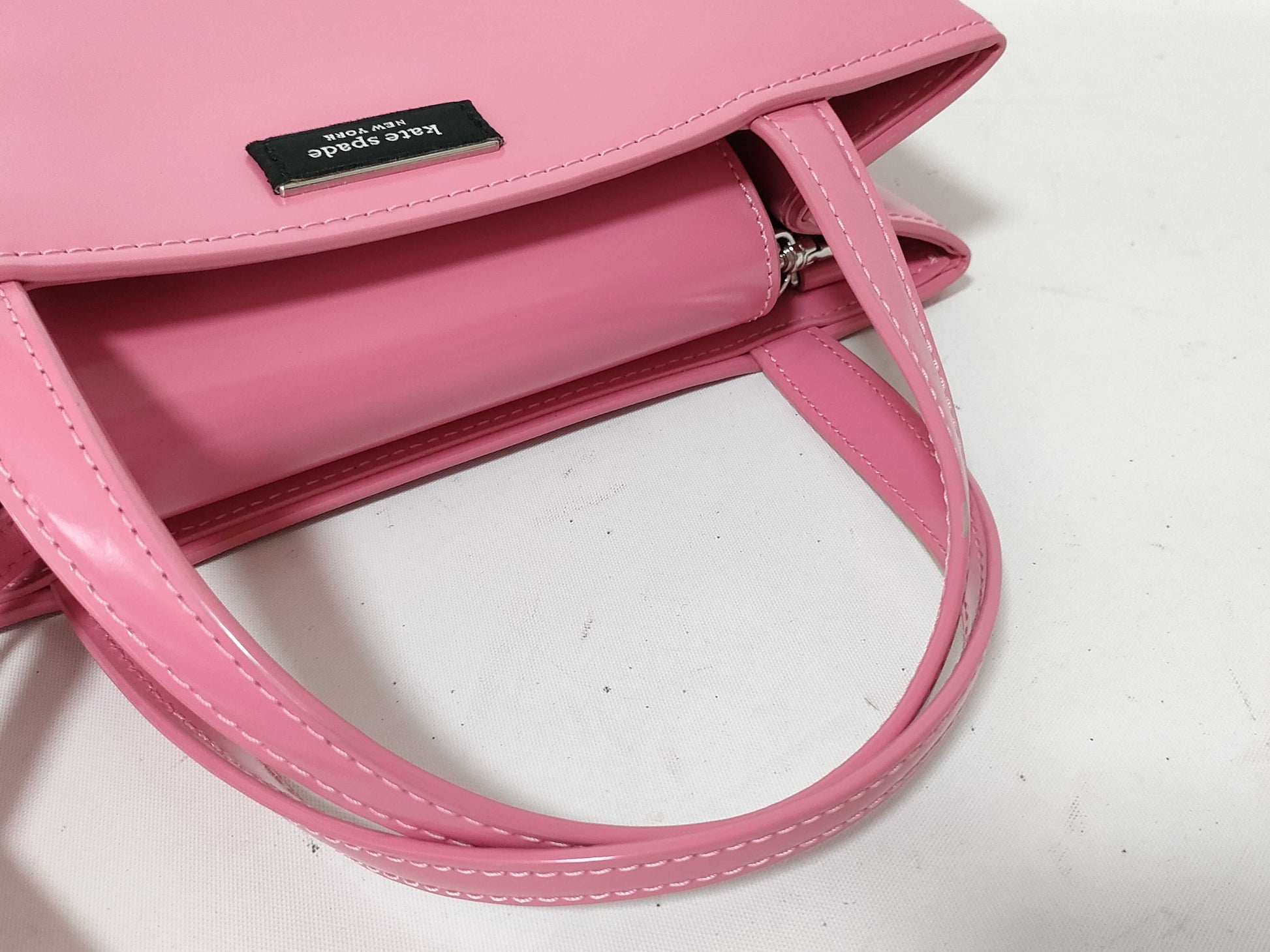 Kate Spade Enamel 2-Way Handbag Pink