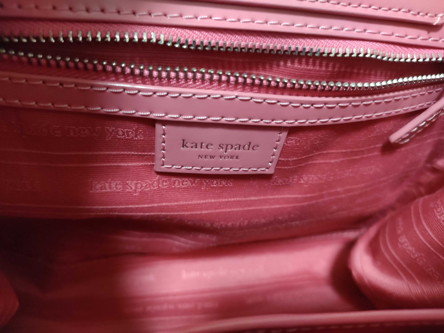 Kate Spade Enamel 2-Way Handbag Pink