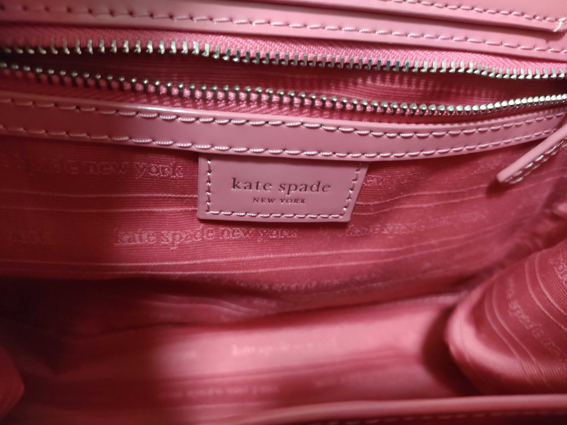 Kate Spade Enamel 2-Way Handbag Pink