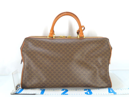 CELINE Macadam PVC and Leather 2-Way Boston Bag M94 Brown Boston Bag
