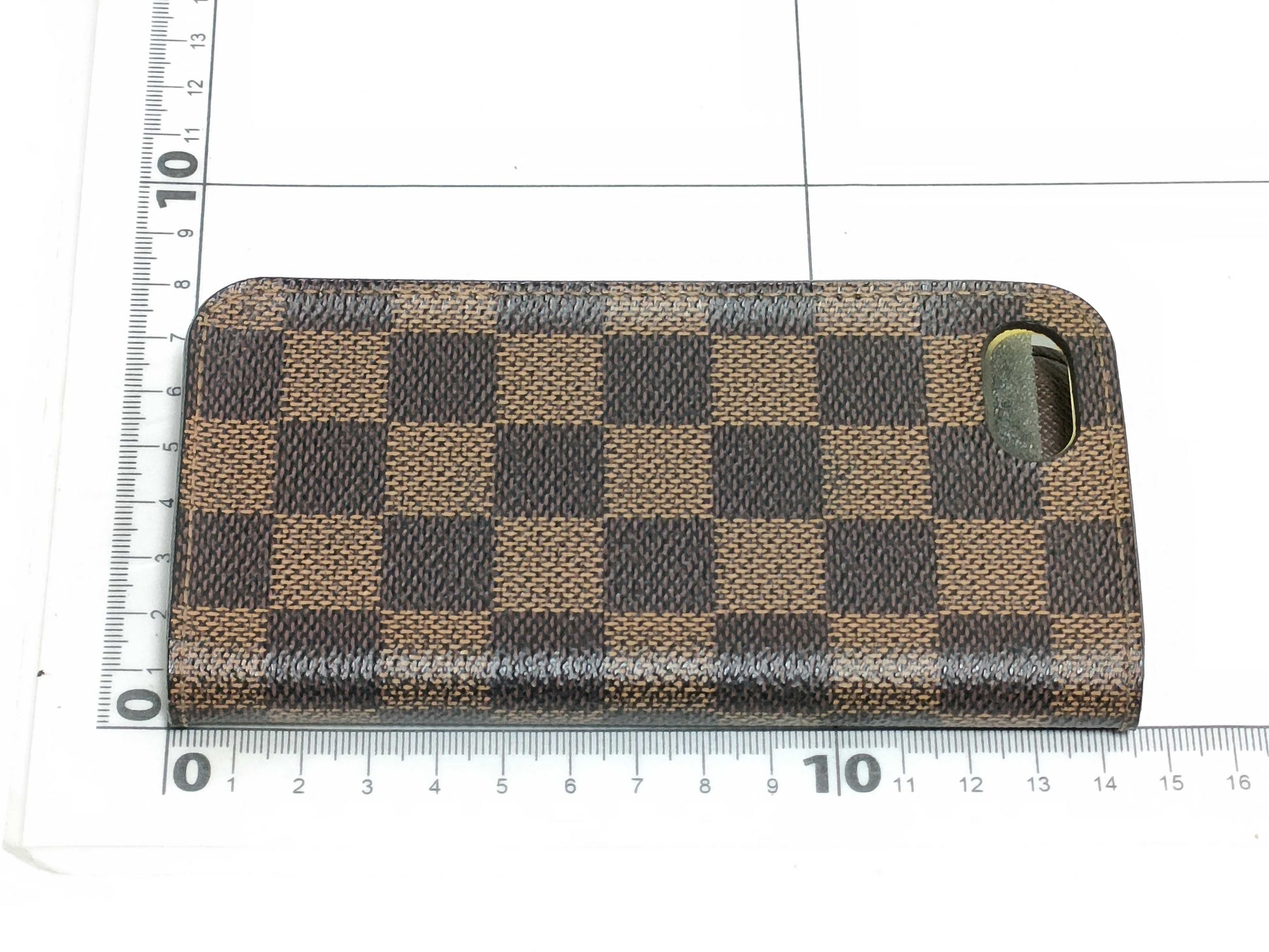 LOUIS VUITTON Damier LV Damier Folio iPhone Case N61068 AC3176 Other Accessories