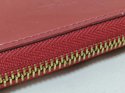LOUIS VUITTON Vernis LV Vernis Zippy Wallet M90200 CA2181 Wallet