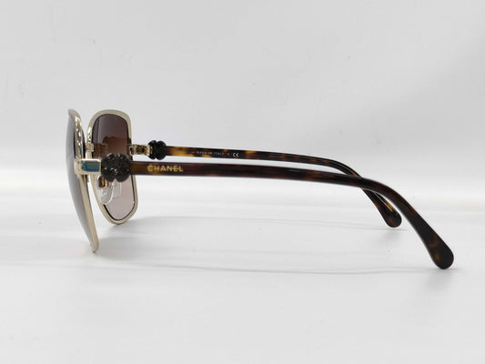 CHANEL Chanel Tortoiseshell x GP Sunglasses 4186-A c.395/3B Black Sunglasses/Eyewear