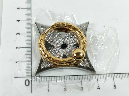 LOUIS VUITTON M63144 LV Fong Ring Flower Strass M63144 LE0178 Other Accessories