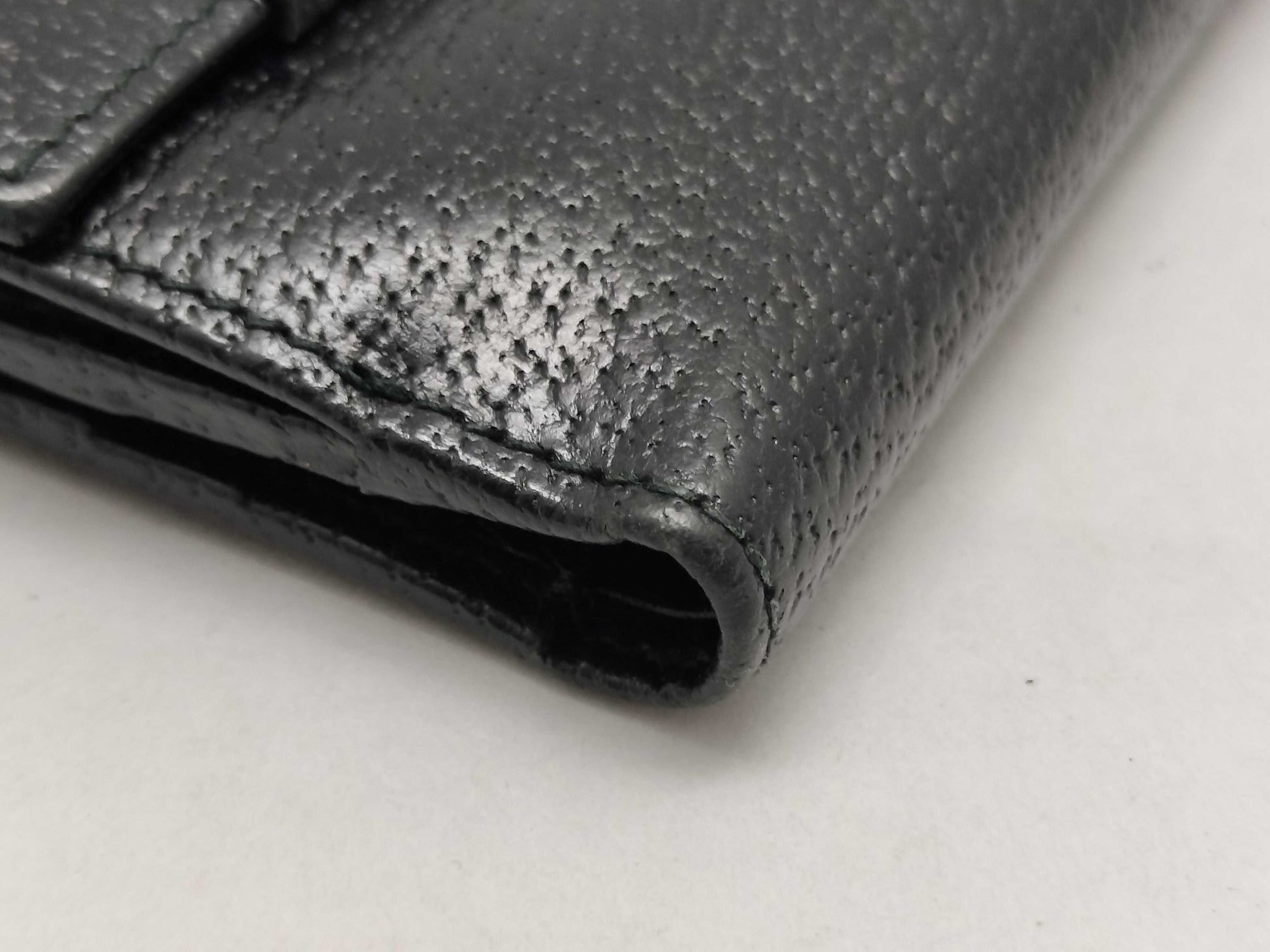 GUCCI Leather Bifold Wallet 035・0416・2067 Black Wallet