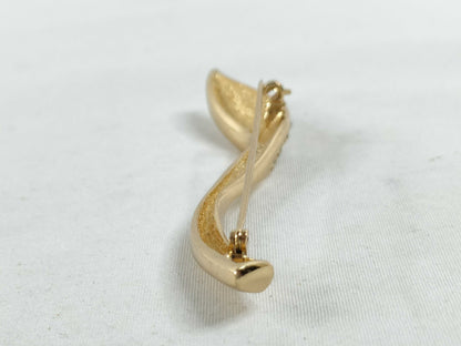 Dior Christian Dior Brooch GP Gold Brooch