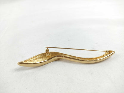 Dior Christian Dior Brooch GP Gold Brooch