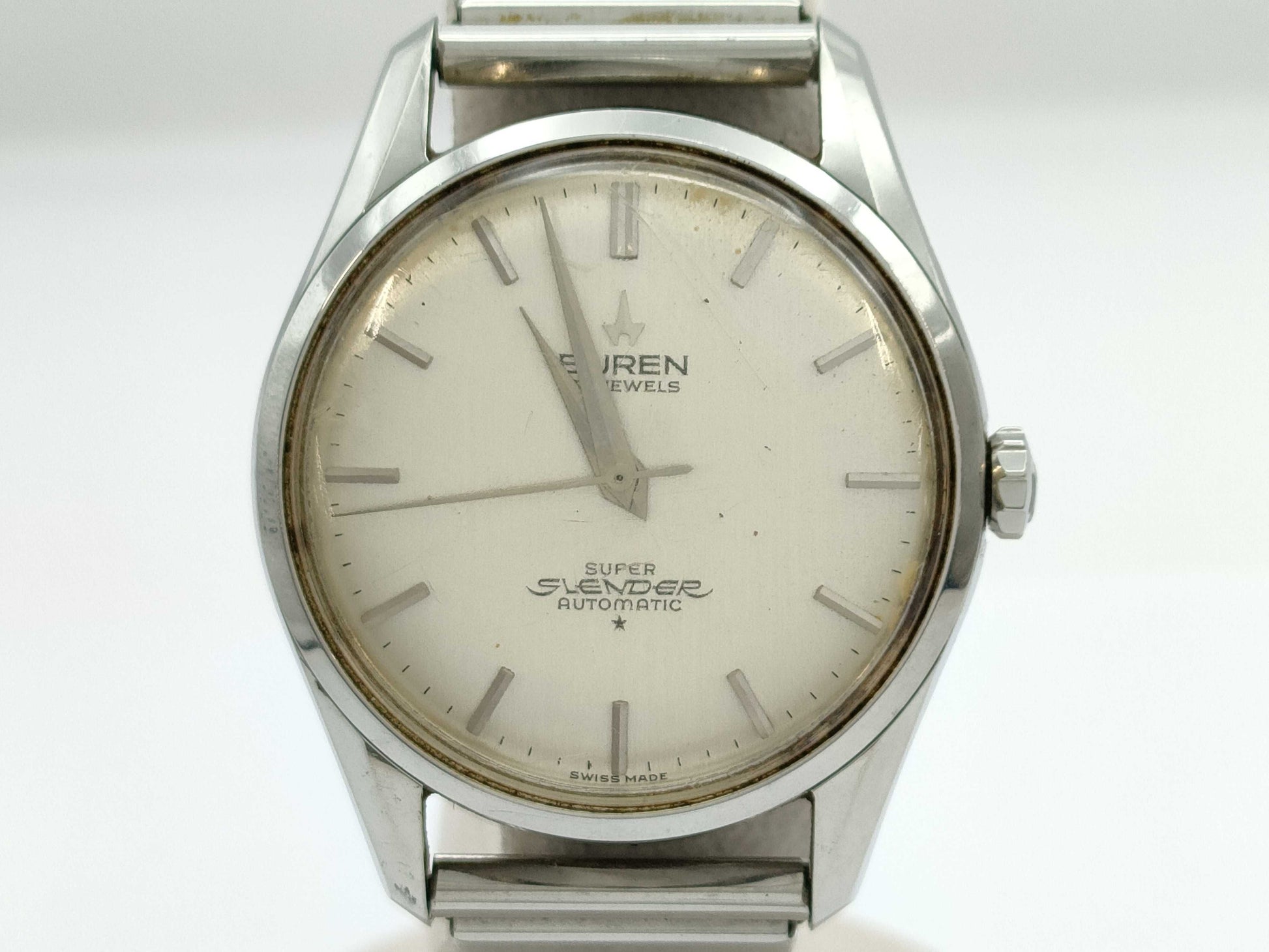 Buren 772904 Automatic Silver Dial Boys' Watch