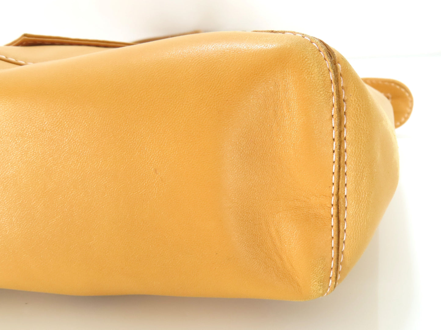 LOEWE Anagram Leather Handbag Brown