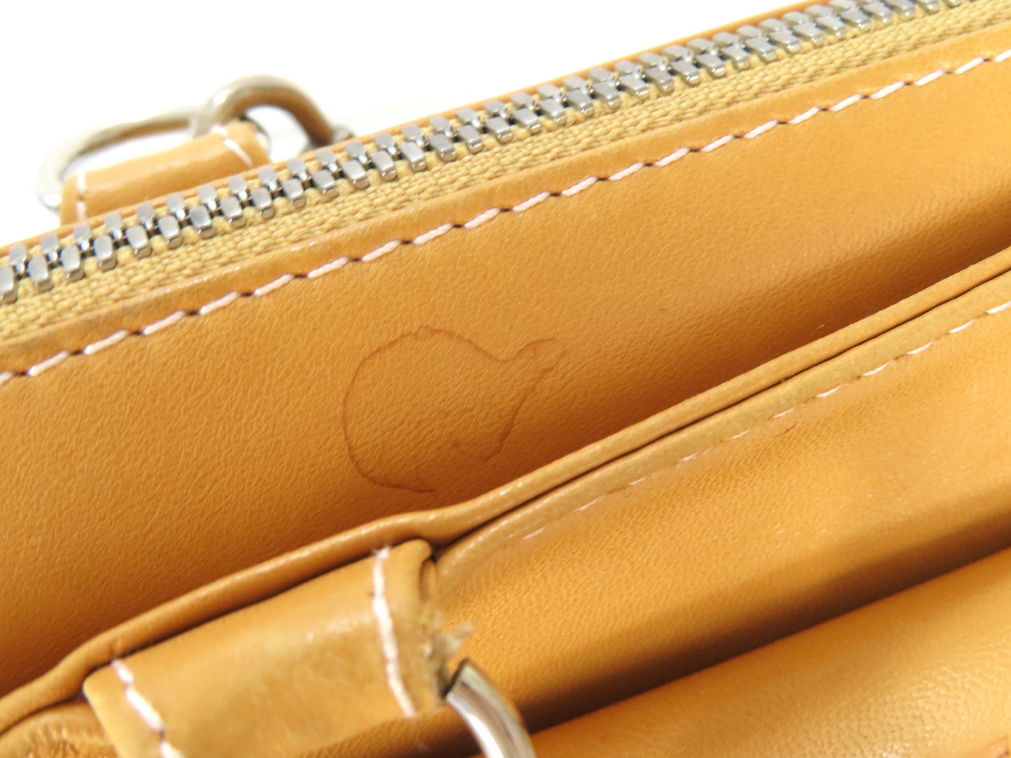 LOEWE Anagram Leather Handbag Brown