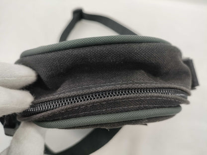CHANEL Sport Line Canvas Shoulder Bag 8557503 Black x Green Shoulder Bag