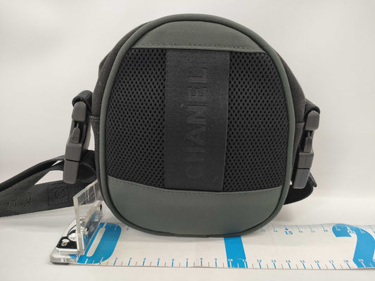 CHANEL Sport Line Canvas Shoulder Bag 8557503 Black x Green Shoulder Bag