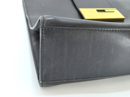 GUCCI Gucci Leather Handbag 002・1781・0347 Black Handbag