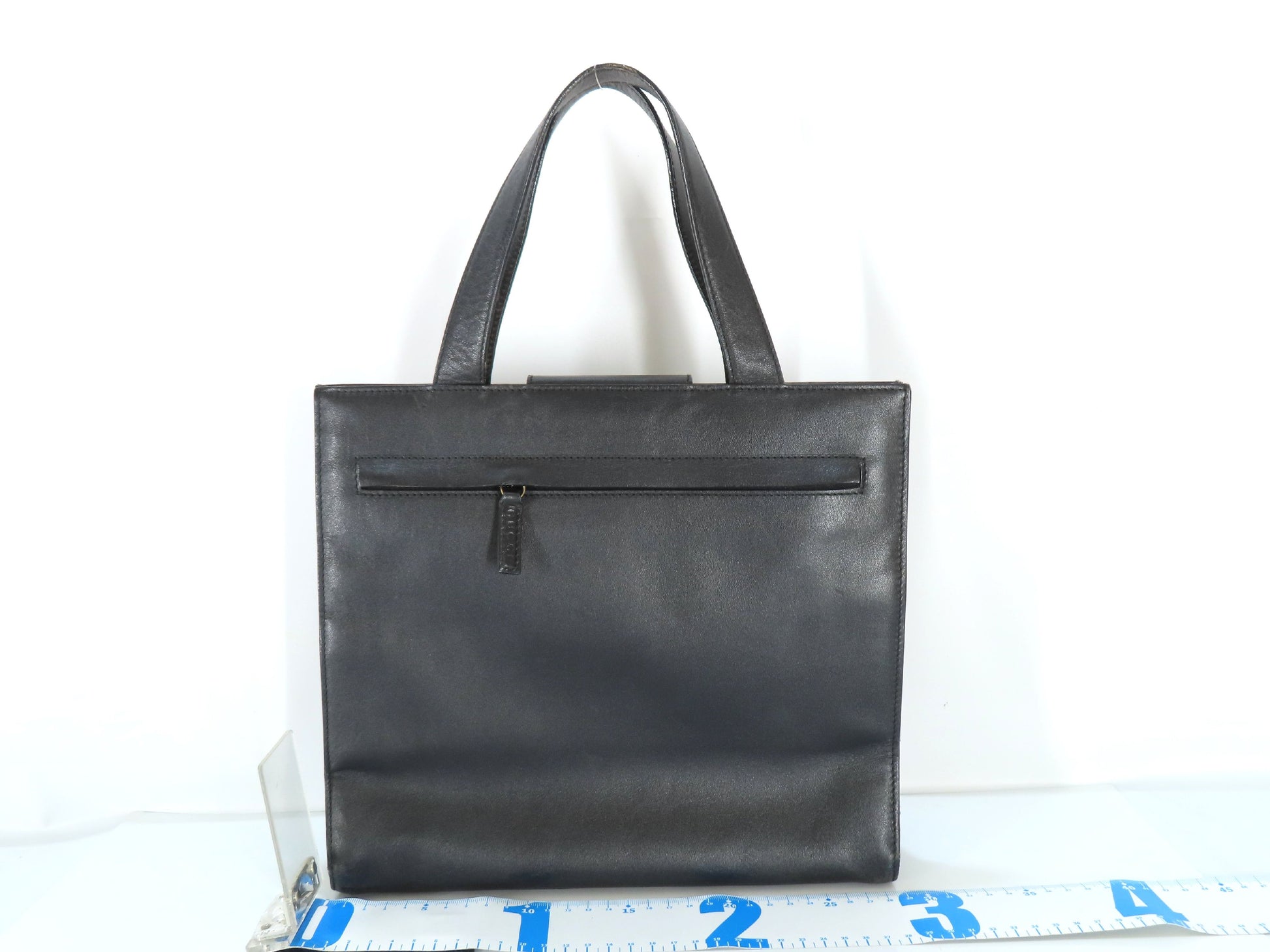 GUCCI Gucci Leather Handbag 002・1781・0347 Black Handbag