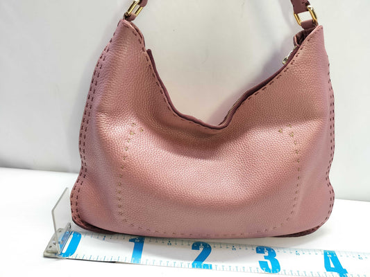 FENDI Selleria Leather One-Shoulder Bag Pink Shoulder Bag