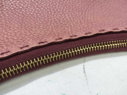 FENDI Selleria Leather One-Shoulder Bag Pink Shoulder Bag