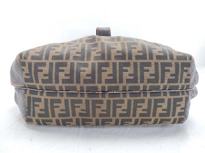 FENDI Spy Bag Zucca Canvas and Leather Tote Bag 2415-8BR511-RPU-088 Brown Tote Bag