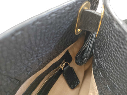 FENDI Selleria Villa Borghese Leather Handbag 2390-8BN155-YGB-088 Black Handbag