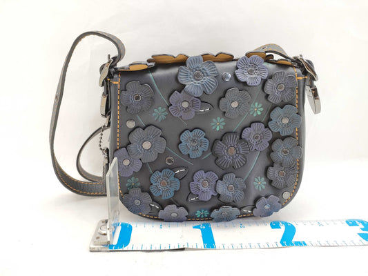 COACH Leather Shoulder Bag 20115 Black Shoulder Bag