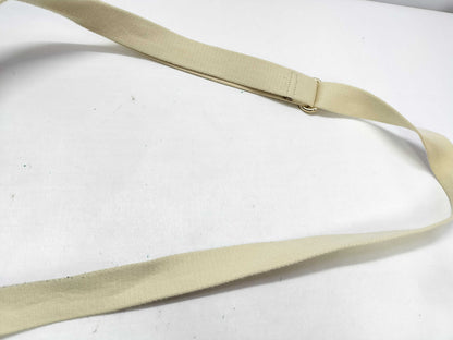 Salvatore Ferragamo Gancini PVC and Leather Shoulder Bag AU-21/4933 White and Brown