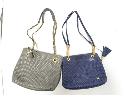 BURBERRY Leather Tote Bag and Shoulder Bag Set
