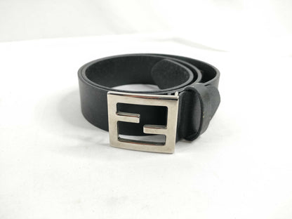 FENDI Leather Belt Black Belt