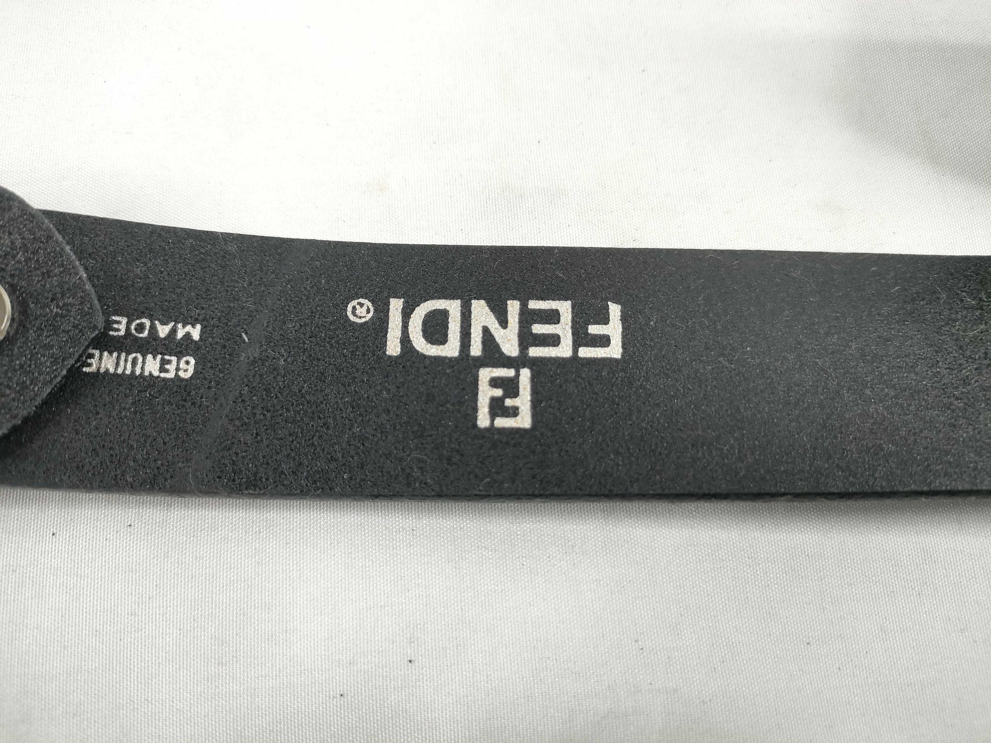 FENDI Leather Belt Black Belt