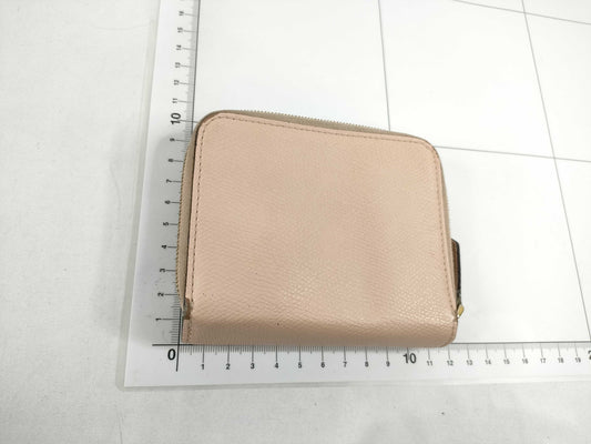 FENDI Leather Bifold Wallet 8M0407-A18B-199-3260 Pink Beige Wallet