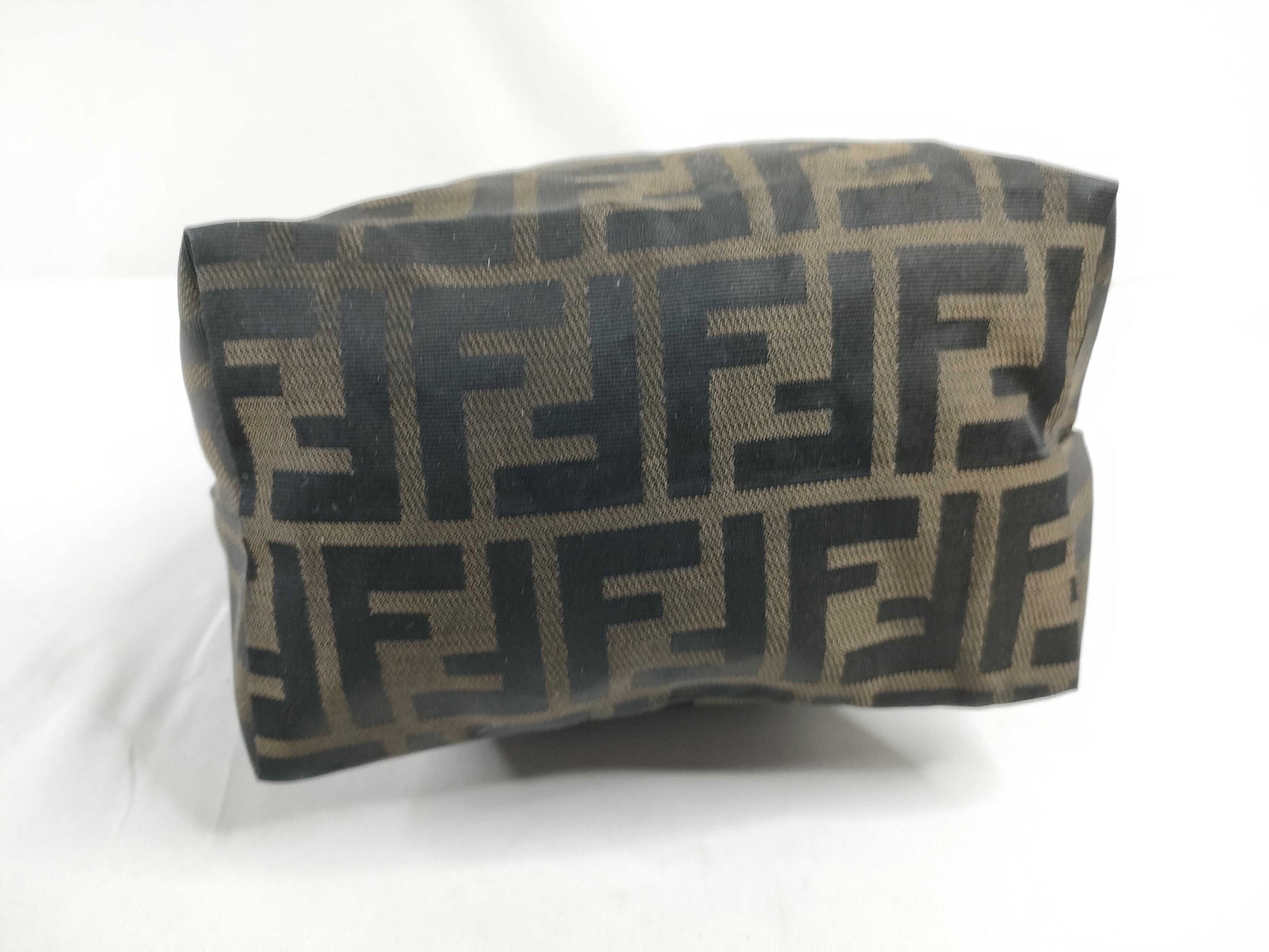 FENDI Zucca pattern nylon canvas pouch 2119 26540 009 Khaki x Black Pouch