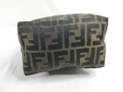 FENDI Zucca pattern nylon canvas pouch 2119 26540 009 Khaki x Black Pouch