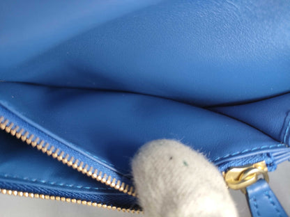 Bonaventura Leather Round Zip Black Wallet
