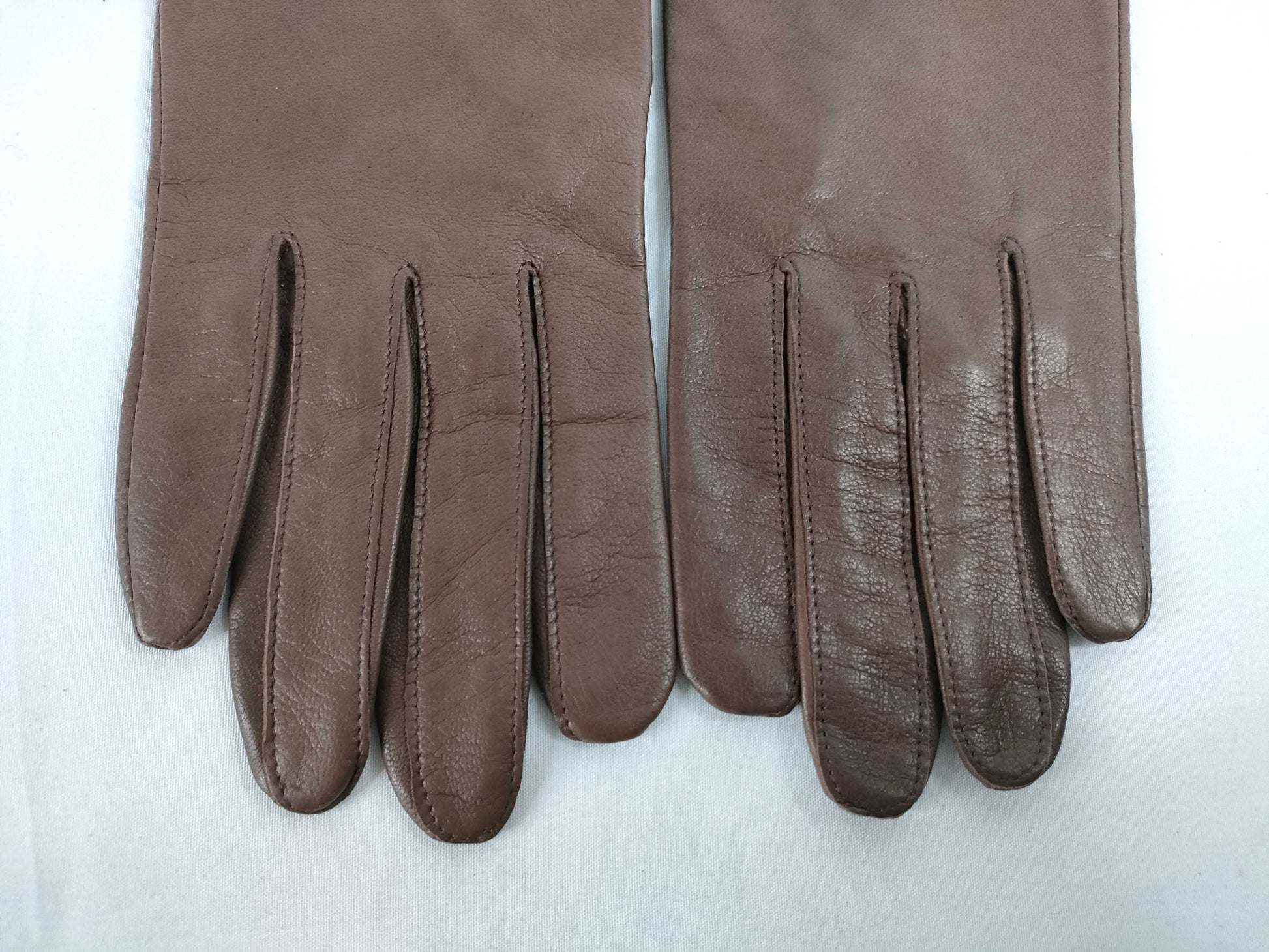 Chloe Leather Gloves Brown Other Accessories