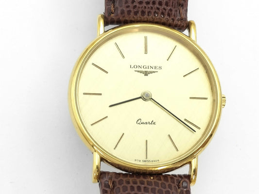 LONGINES 21086505 Quartz Gold Dial Women's Watch