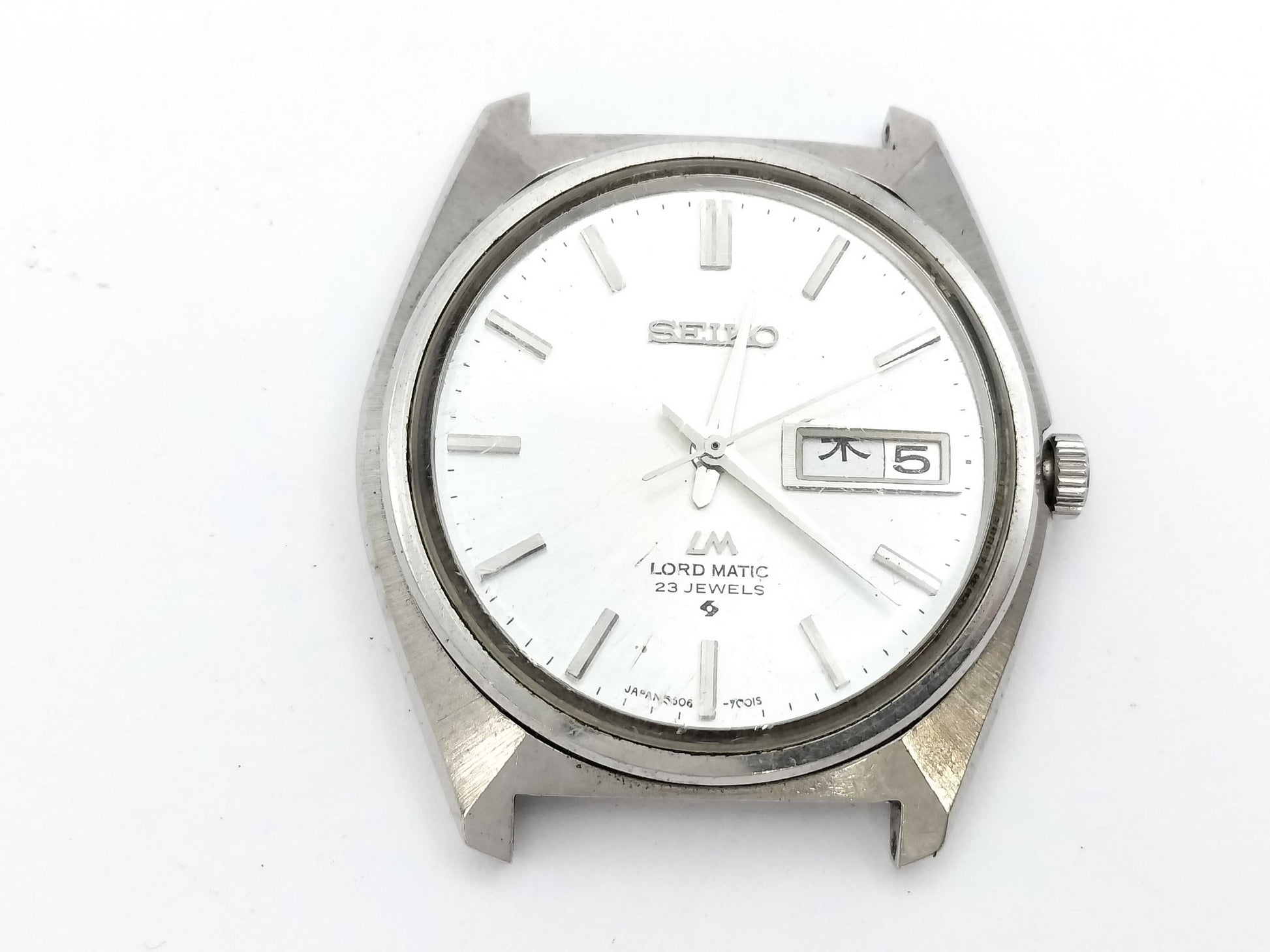 SEIKO Roadmatic 5606-7000 8D8707 Automatic Silver Dial Boys' Watch 