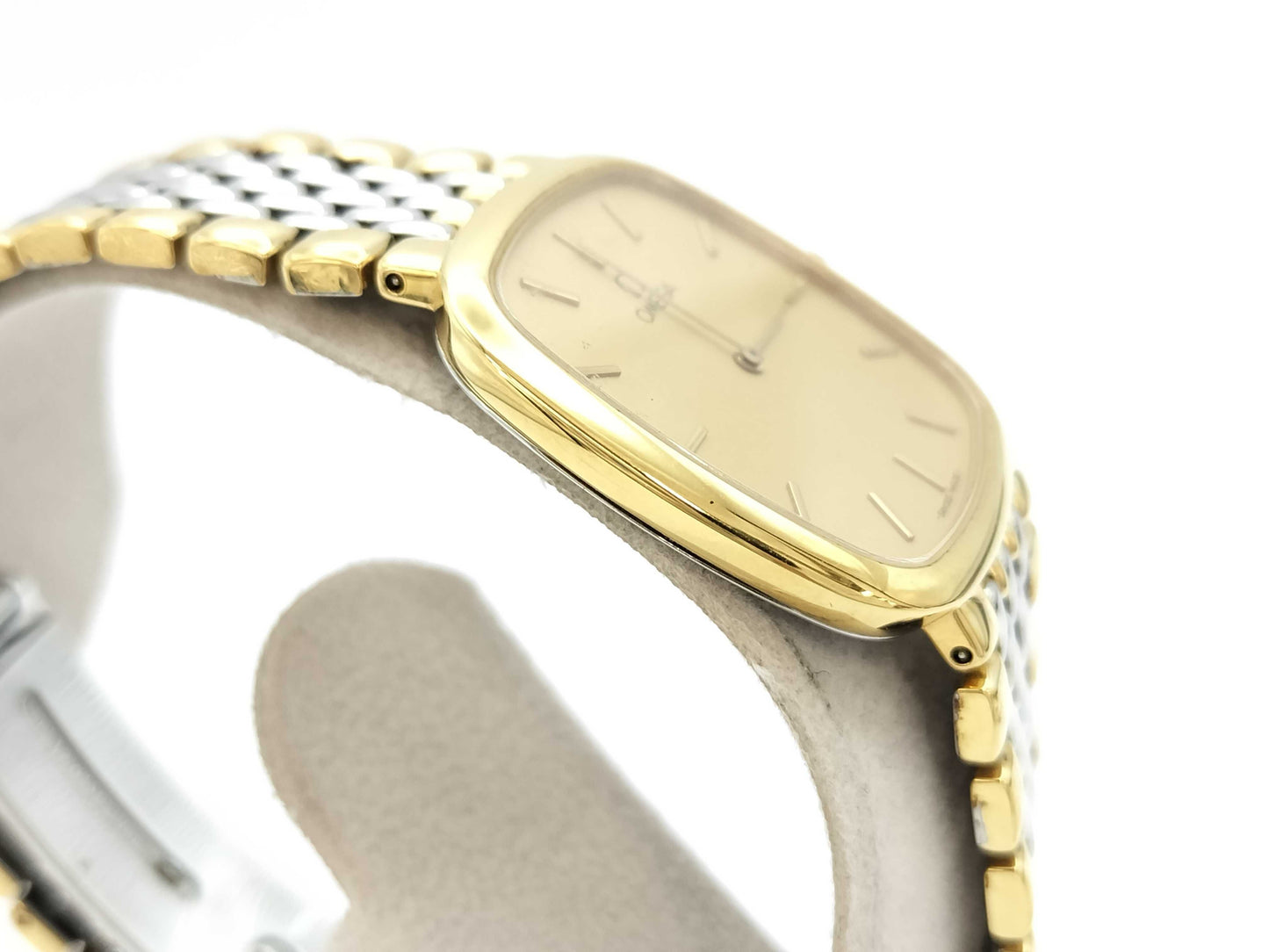 OMEGA 53740723 Quartz Gold Dial Women's Watch 