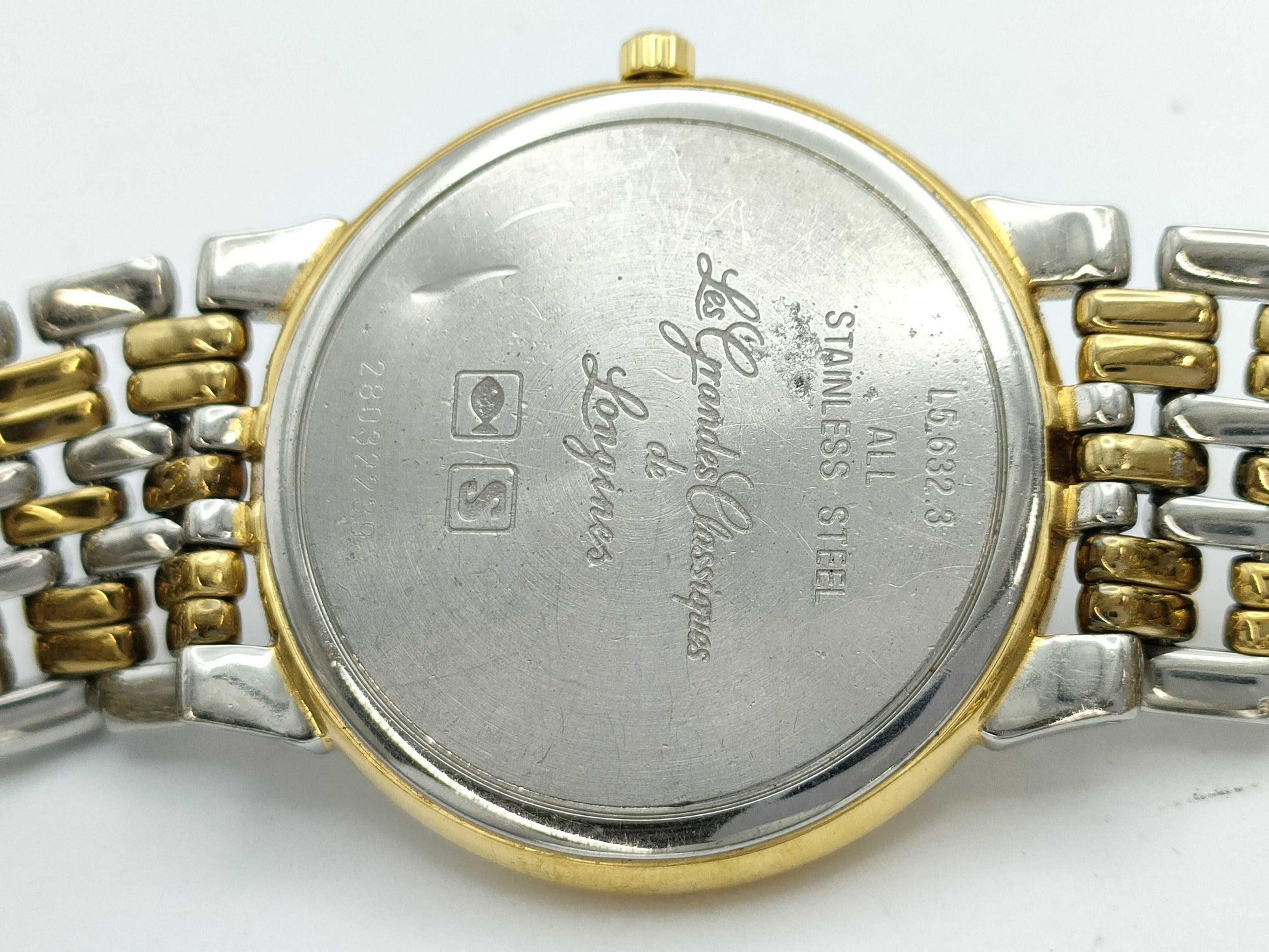 LONGINES L5.632.3 28032239 Quartz White Dial Boys' Watch 