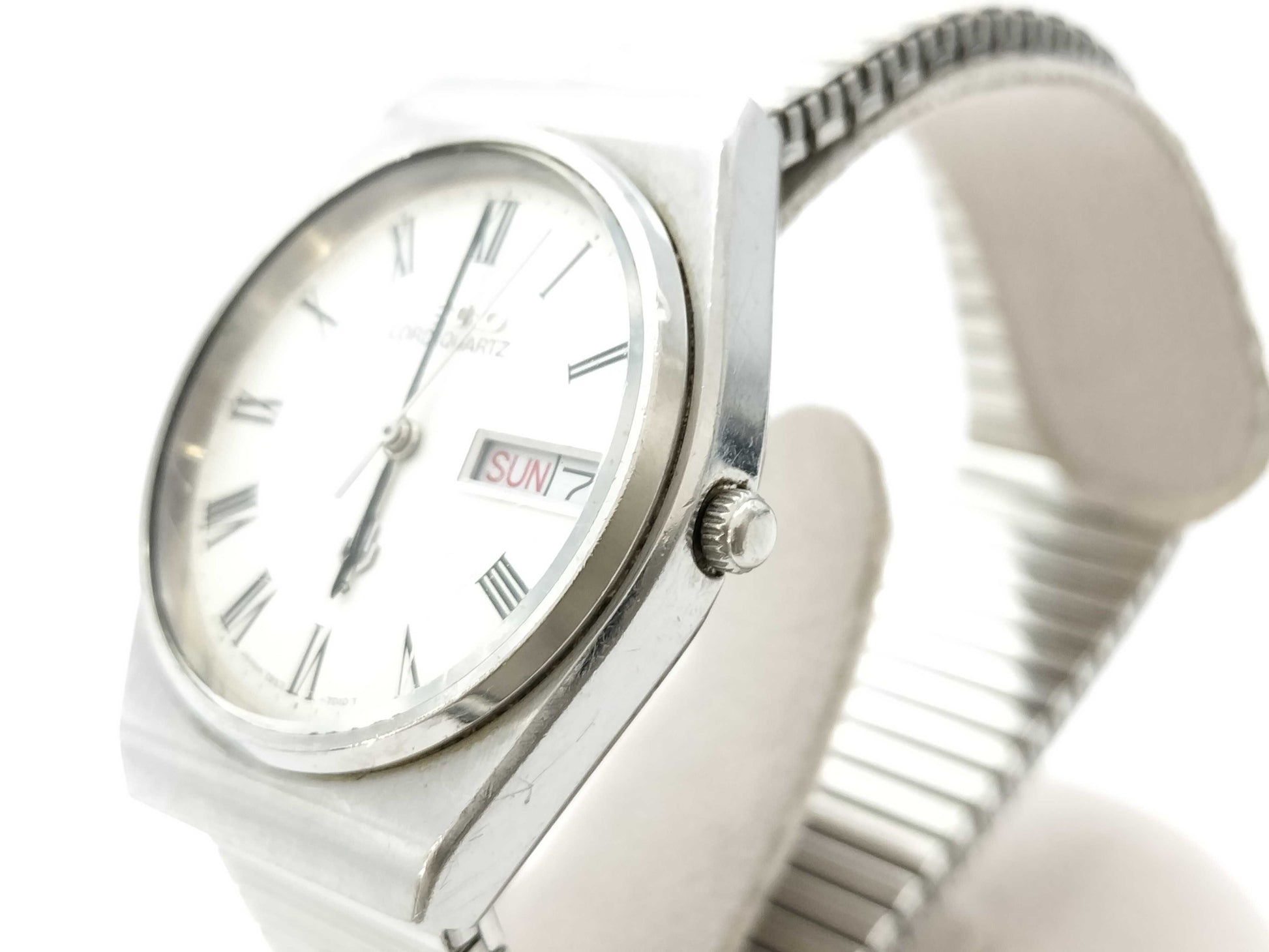 SEIKO Road Quartz 7853-7010 861837 Quartz White Dial Men's Watch 