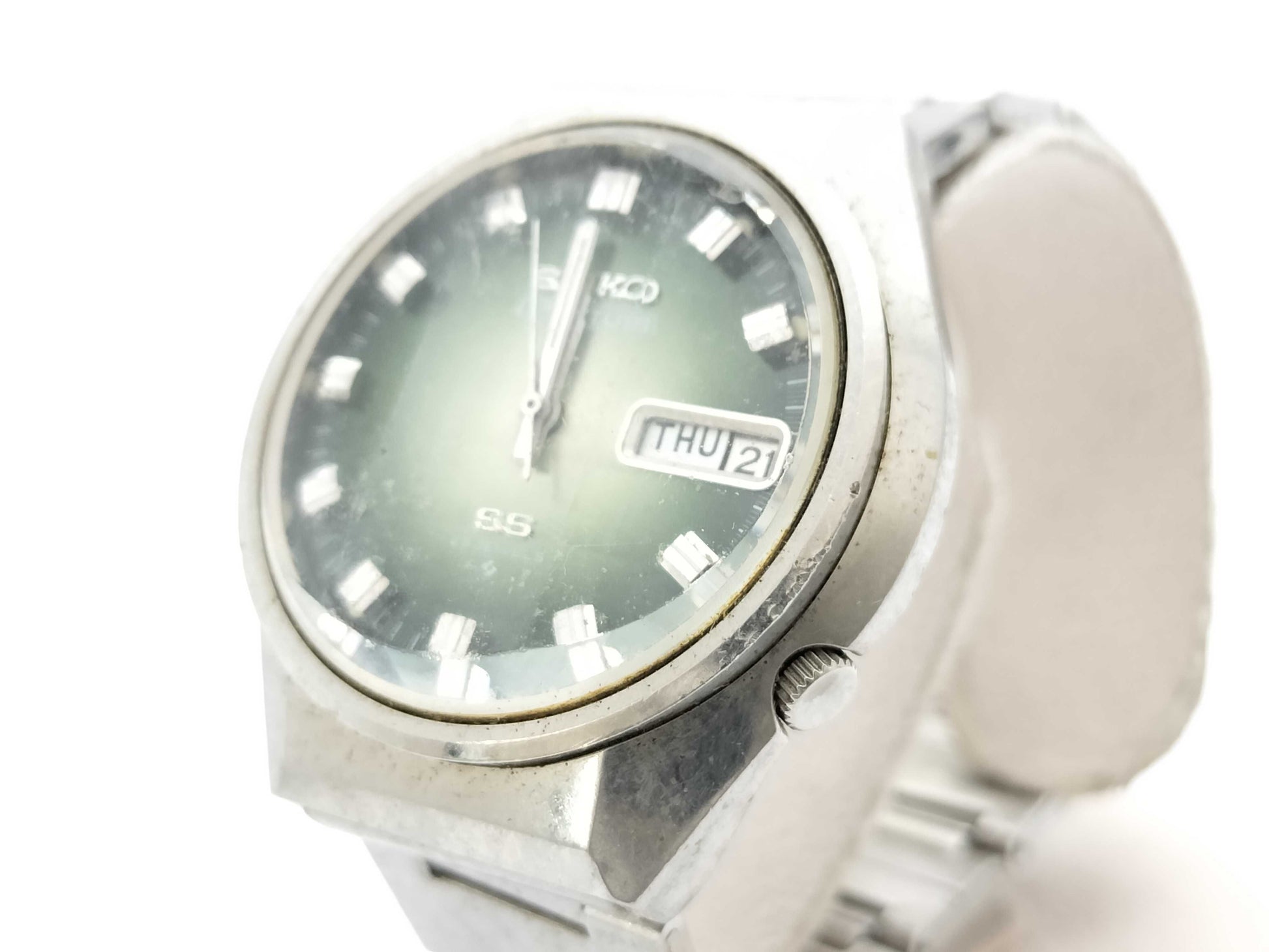 SEIKO Five Actus 6106-7690 393892 Automatic Green Dial Unworked Boys' Watch