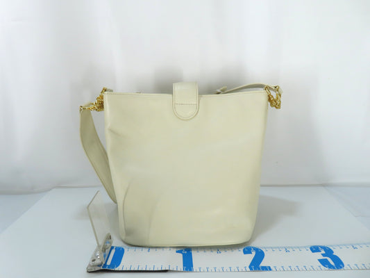 VALENTINO Valentino Garavani Leather Shoulder Bag White Bag