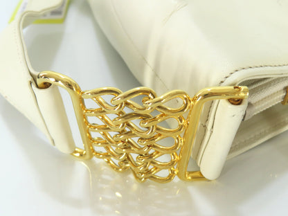 VALENTINO Valentino Garavani Leather Shoulder Bag White Bag