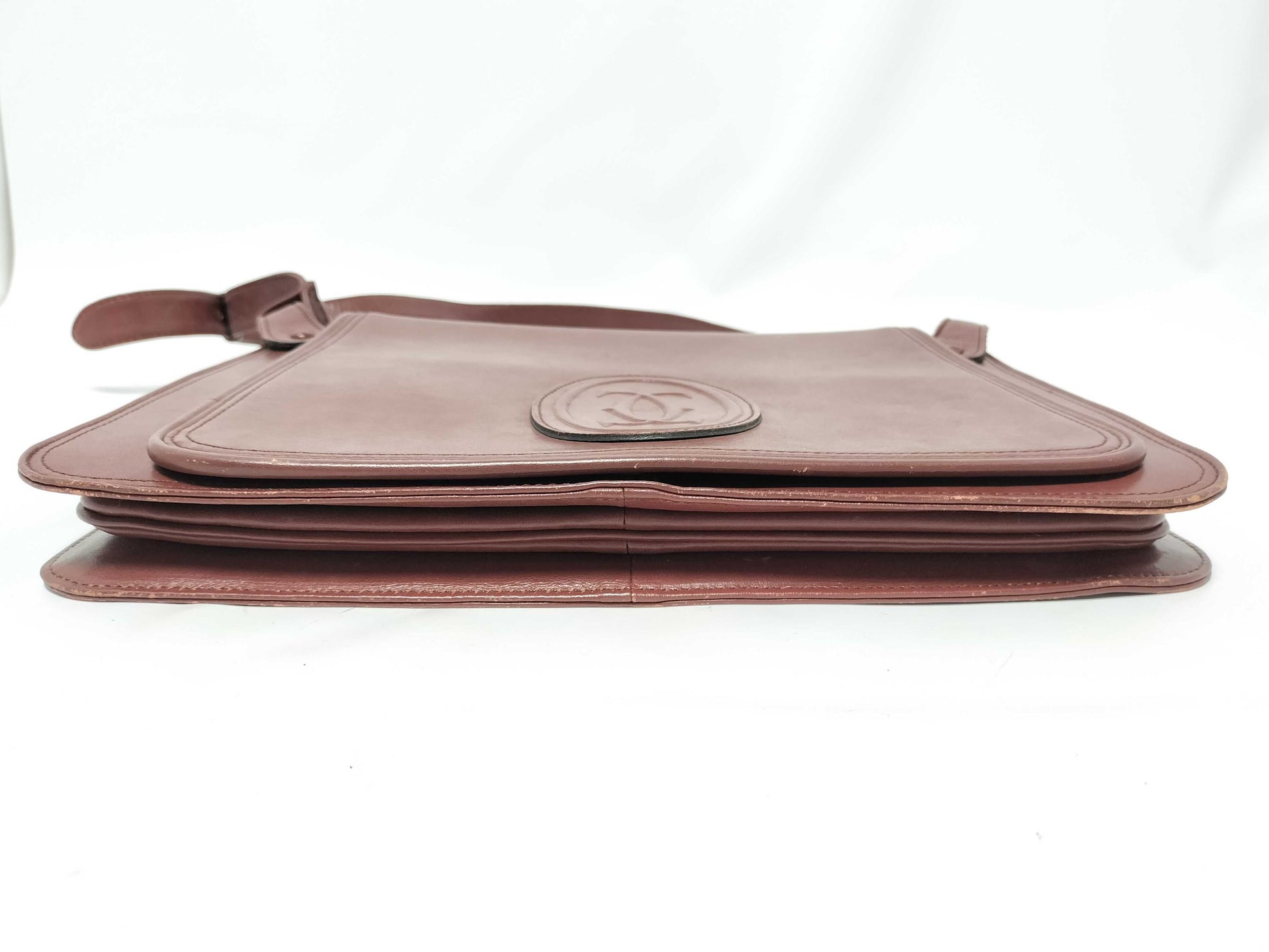 Cartier Must Cartier Must Line Leather Shoulder Bag Bordeaux Shoulder Bag