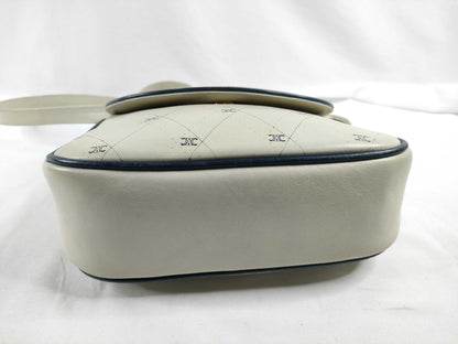CELINE Leather Shoulder Bag Cream Shoulder Bag