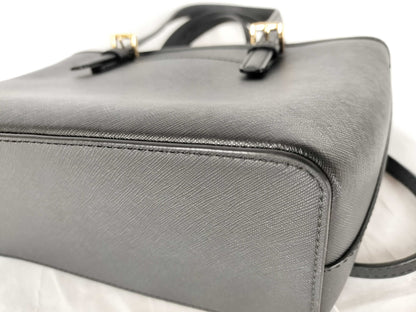 Michael Kors PVC 2-Way Handbag 35T9GTVT0L Black Handbag