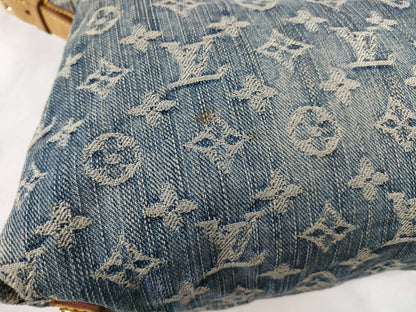 LOUIS VUITTON M95049 Monogram Denim LV Denim Monogram Baggy PM M95049 AS0026 Shoulder Bag