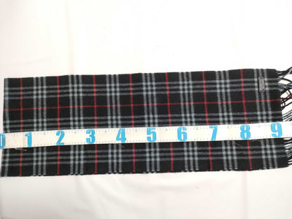 Burberrys Cashmere Scarf Navy
