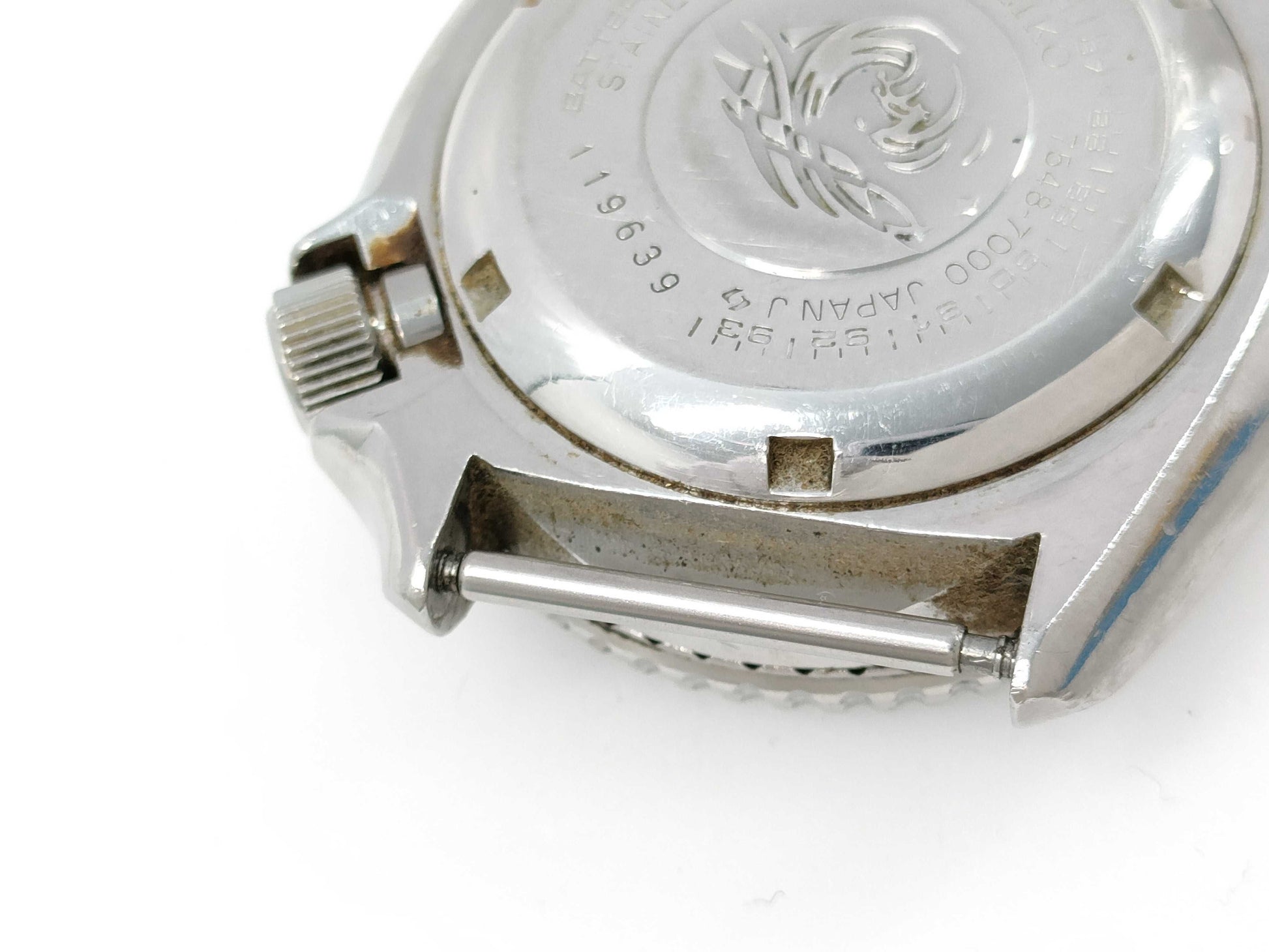 SEIKO Diver 7548-7000 119639 QZ Men's Watch, Not Working, No Operational Guarantee