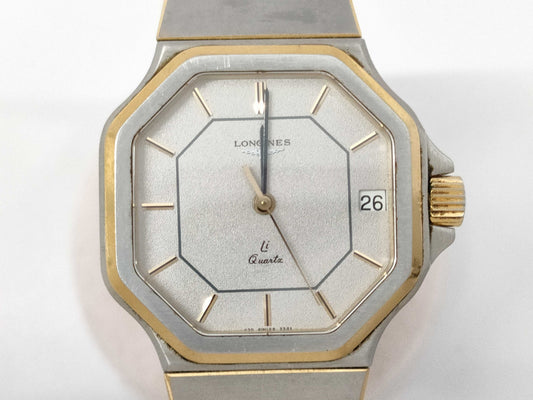 LONGINES Lithium 20869674 QZ Men's Watch, Not Working, No Operational Guarantee