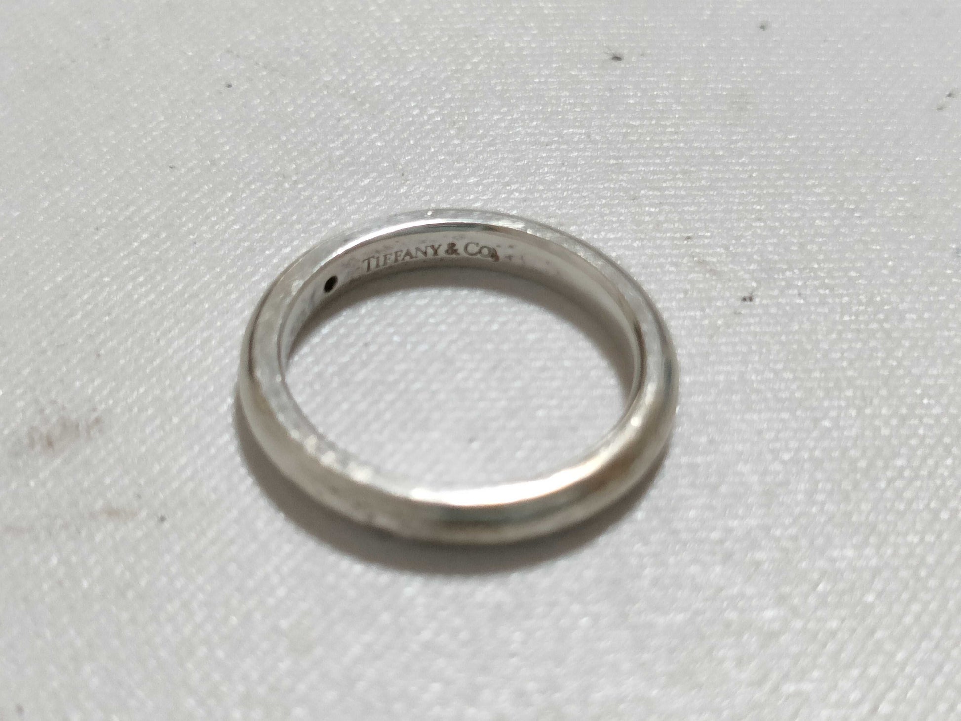Tiffany & Co. Tiffany Stacking Band Ring SV925 Silver Ring