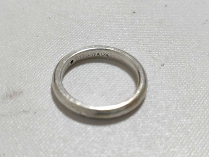 Tiffany & Co. Tiffany Stacking Band Ring SV925 Silver Ring