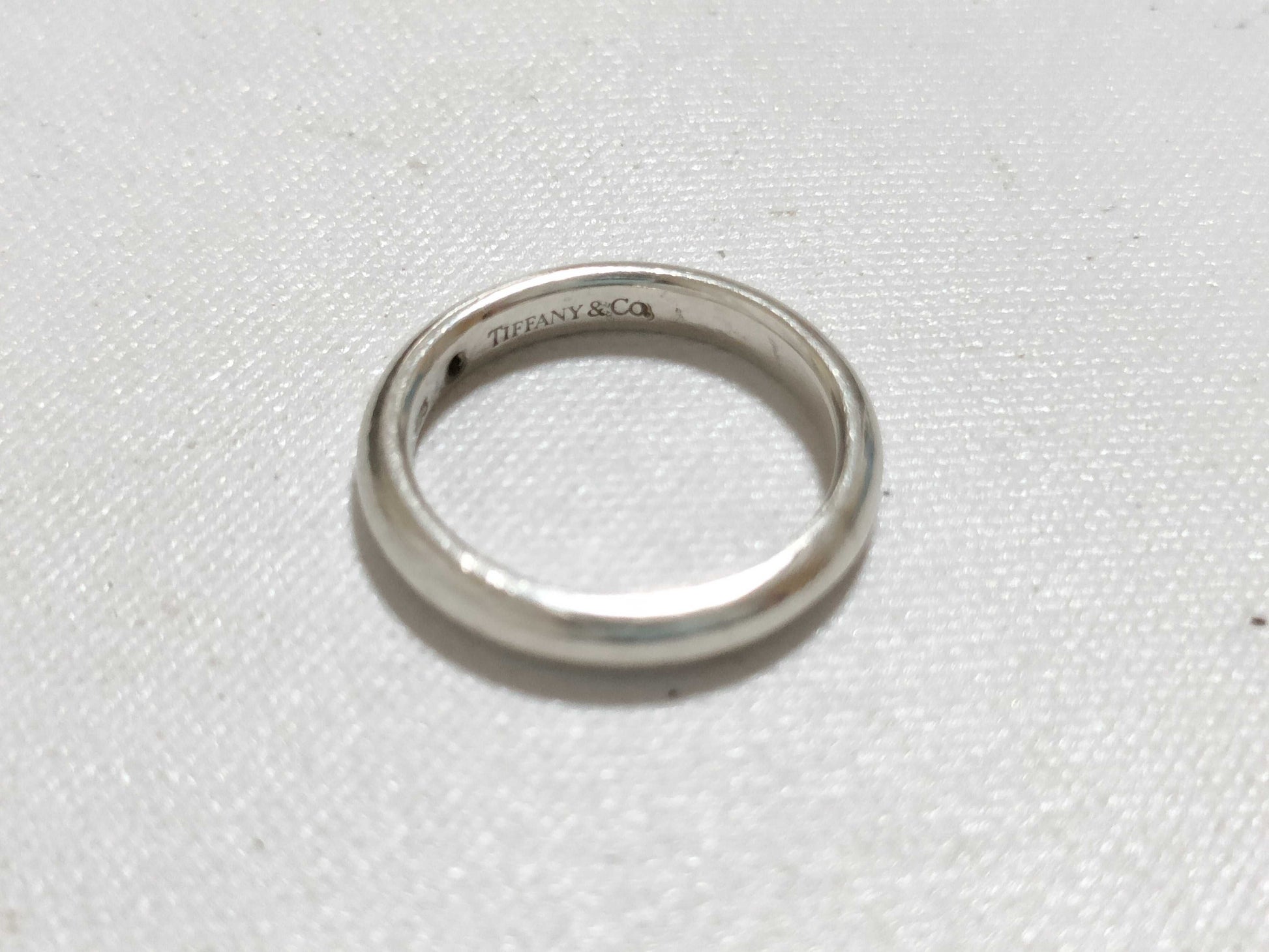Tiffany & Co. Stacking Band Ring in SV925 with Diamonds and Silver